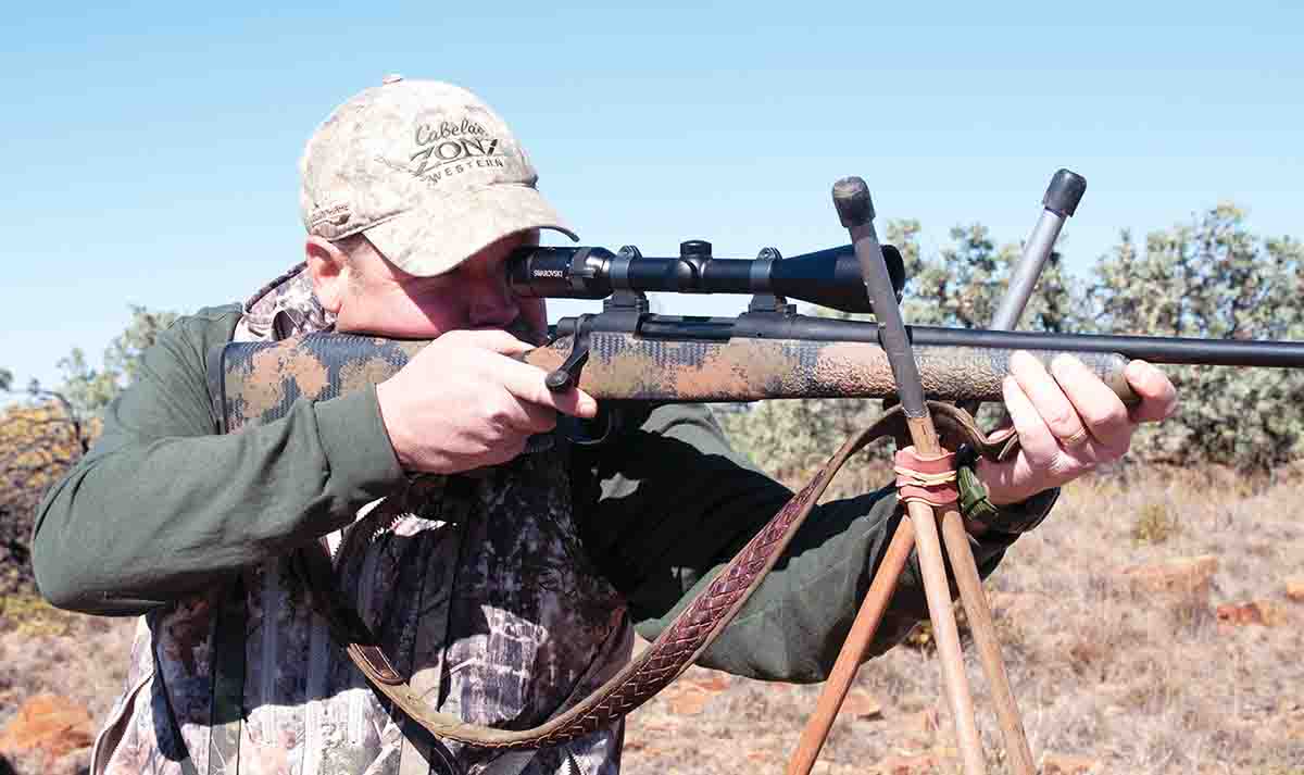 With proper bullets, an accurate .30-06 like Lee’s restocked Remington Model 700 Stainless XCR II is an all-around rifle that has been used several times in Africa.